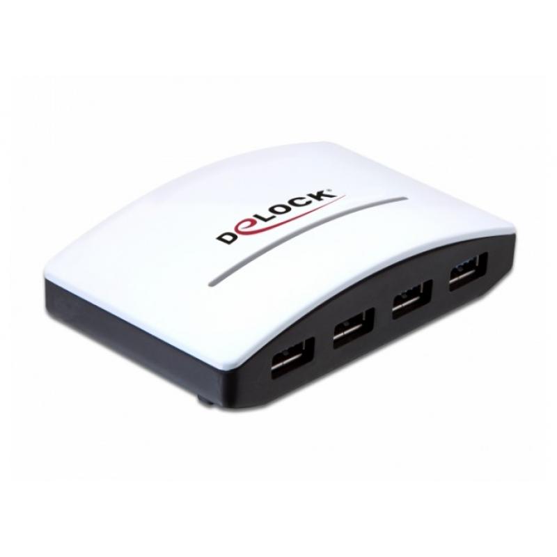 Hub externo USB 3.0 de 4 puertos