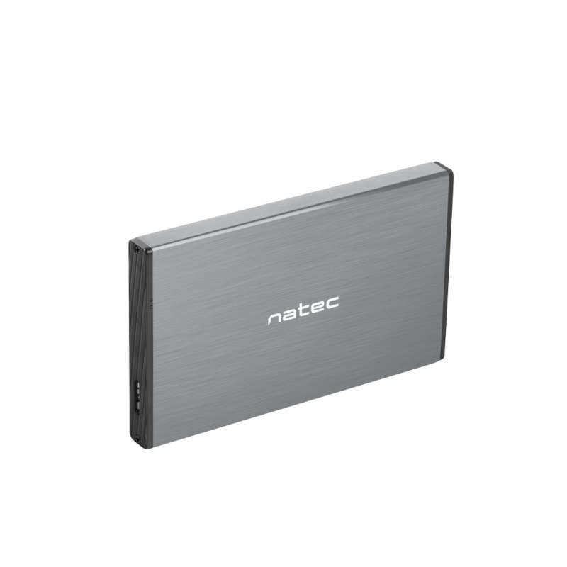 Natec - Caja Externa Natec Rhino Go USB 3.0 para HDD 2.5" SATA Gris