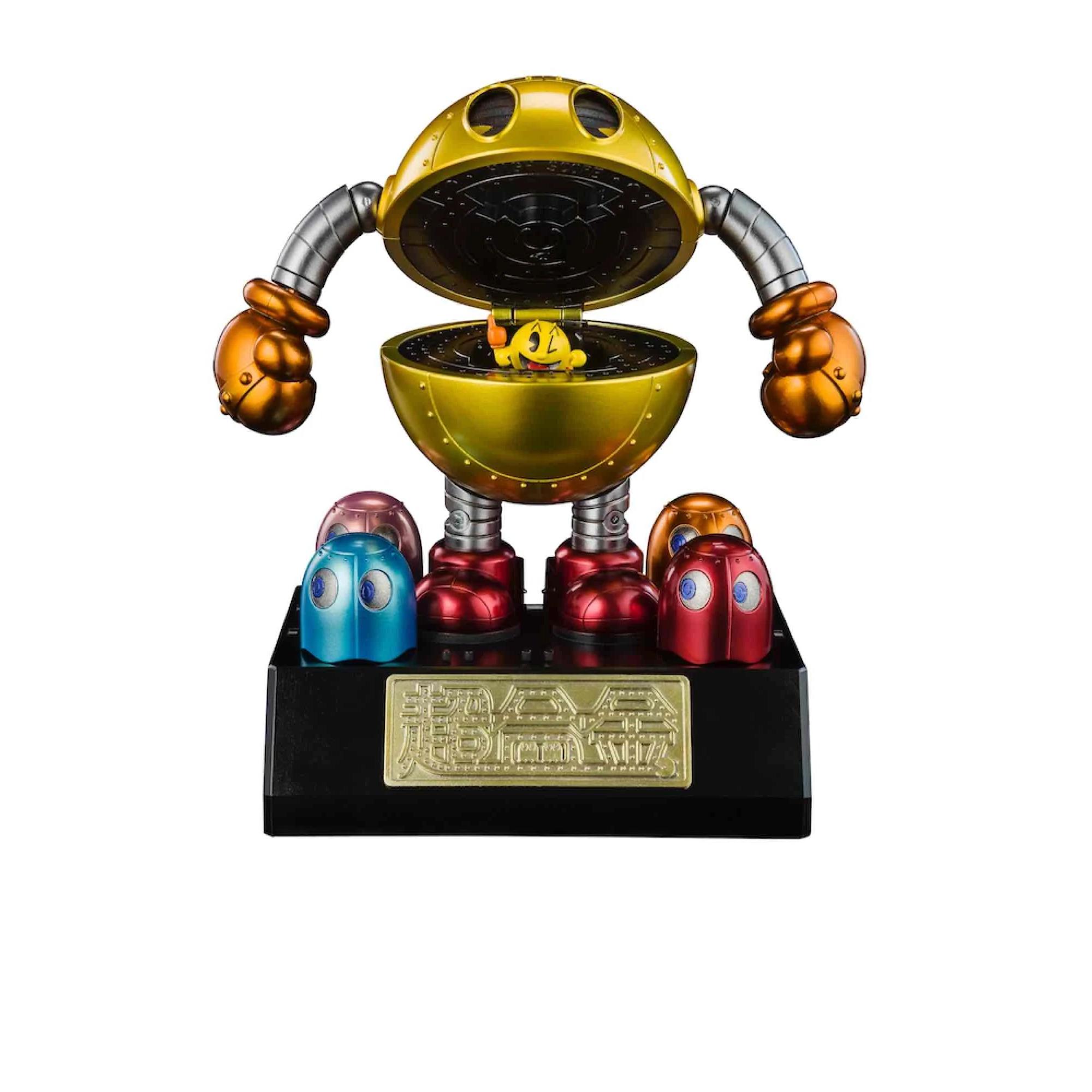 TAMASHII NATIONS - Figura coleccionable Pac-Man PM615060 de la serie Chogokin, con articulación y accesorios para recrear escenas clásicas de arcade, ideal para coleccionistas