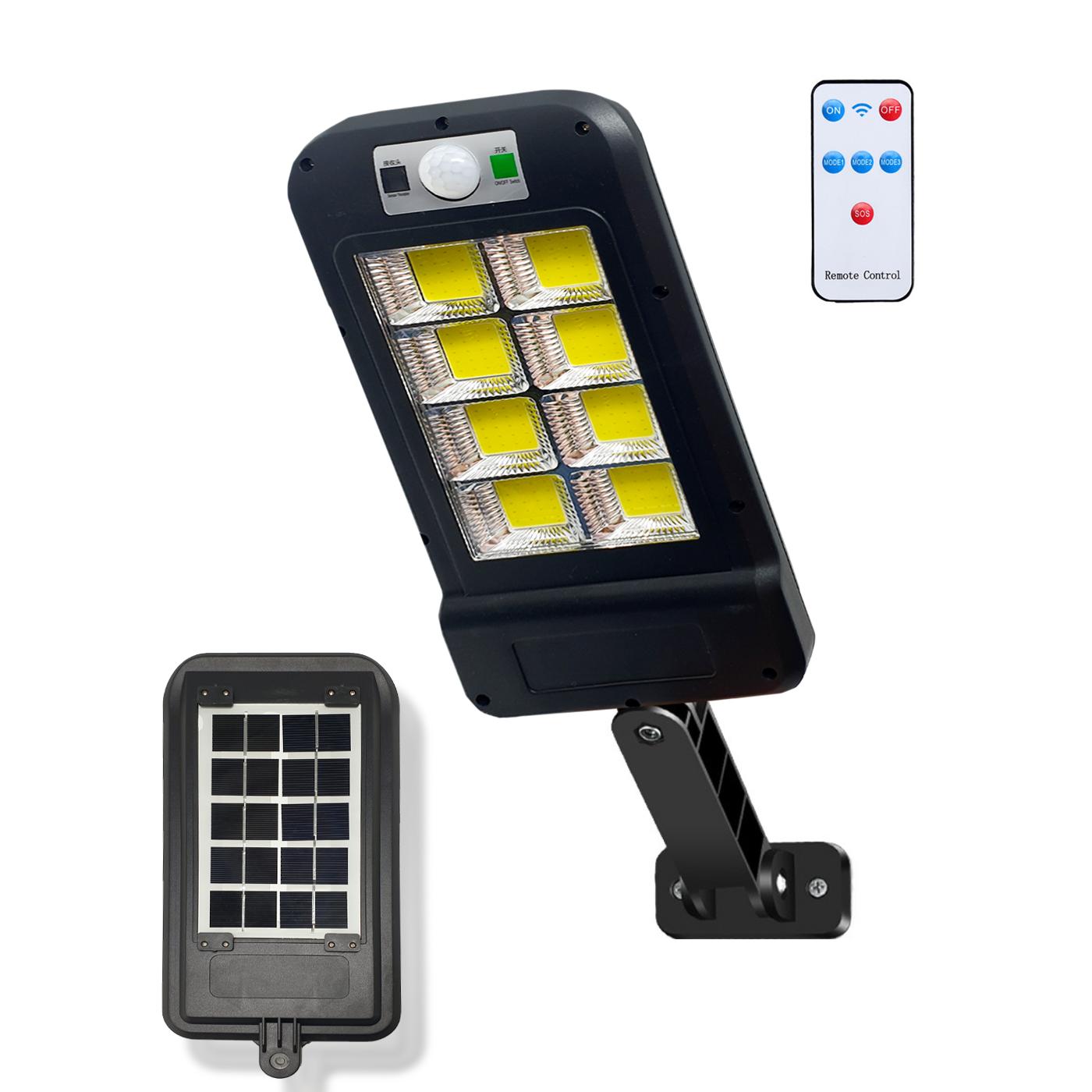 MAGIC SELECT Farola Solar LED con Sensor de Movimiento PIR. Lámpara Solar LED para Exteriores. Foco de Luz Impermeable IP65 para Jardín, Patio, Camino, Garaje.