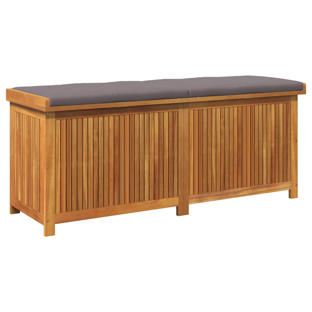 vidaXL Cojines para exterior 150x50x60,5 cm madera maciza acacia