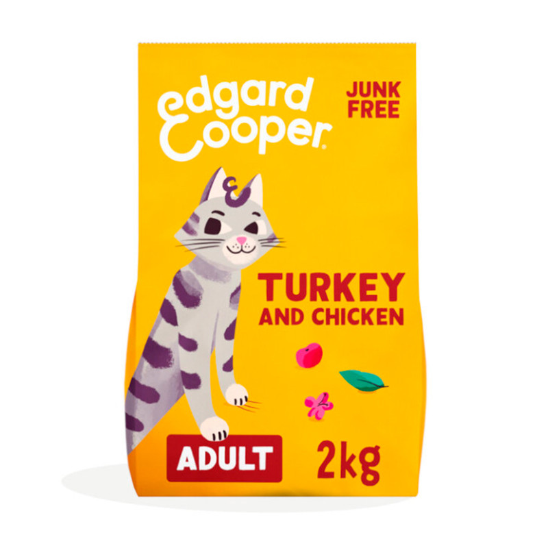 Edgard Cooper Pavo y Pollo Fresco de Corral para Gatos 2kg Edgard Cooper