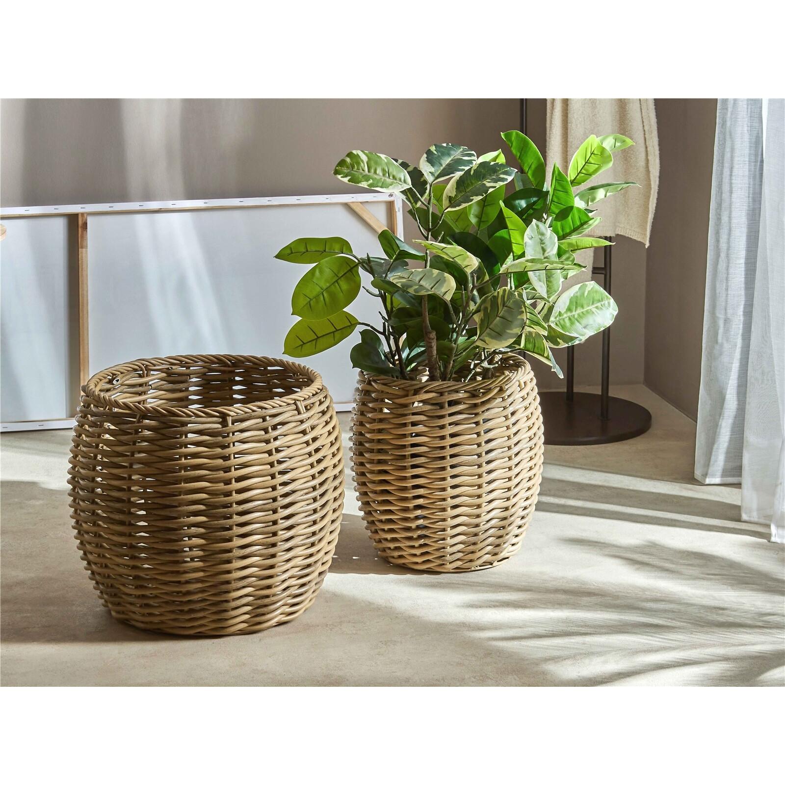 Macetero imit. ratan 48d. s/2 48dx41 cms. El mejor complemento para tu hogar lo encontrarás aquí.