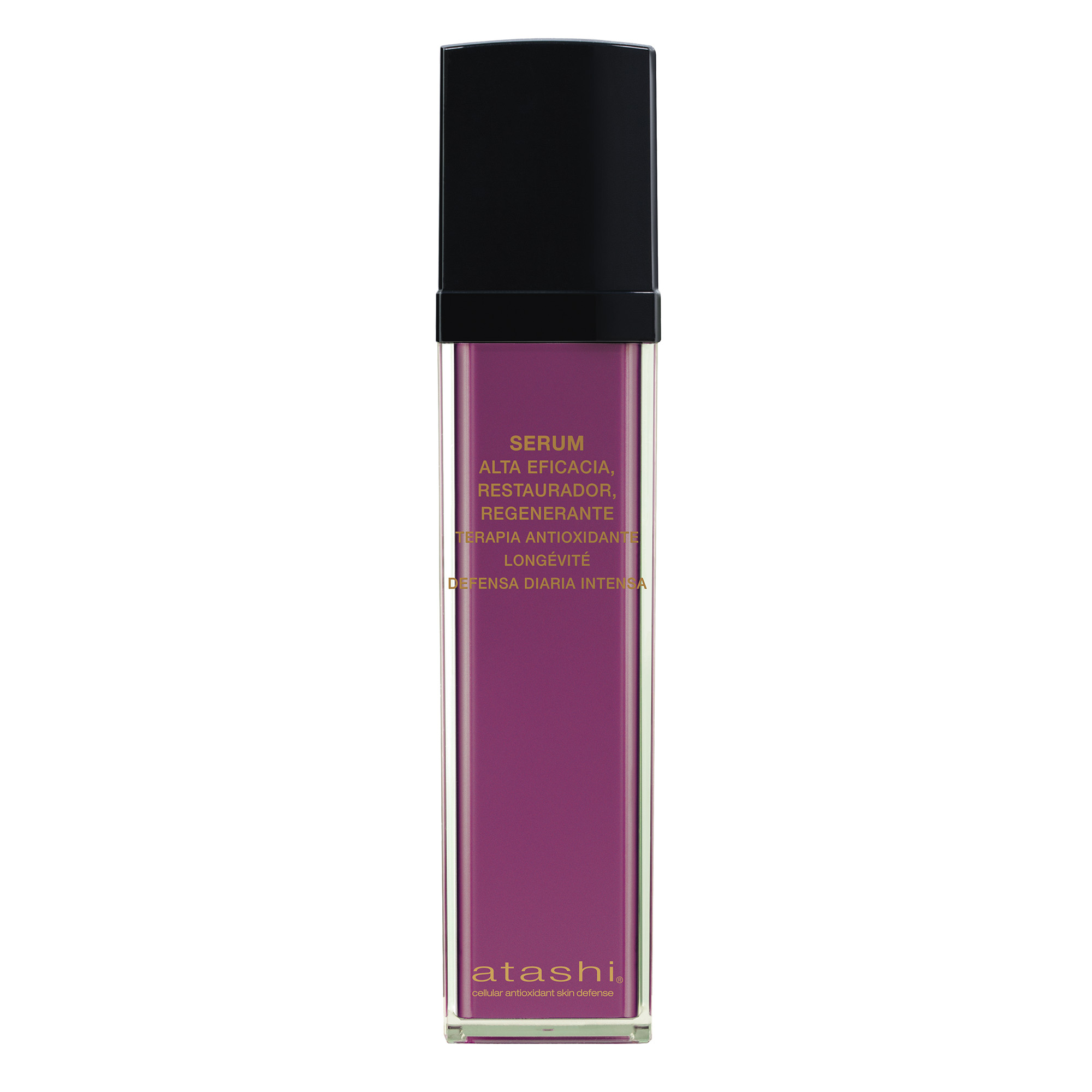 Atashi Antioxidante | Sérum Alta Eficacia Restaurador-regenerante. Hidrata, Suaviza, Mejora La Elástica Y La Luminosidad De La Piel | Ácido Hialurónico Y Vitaminas C, E y Coq10 | 50 Ml