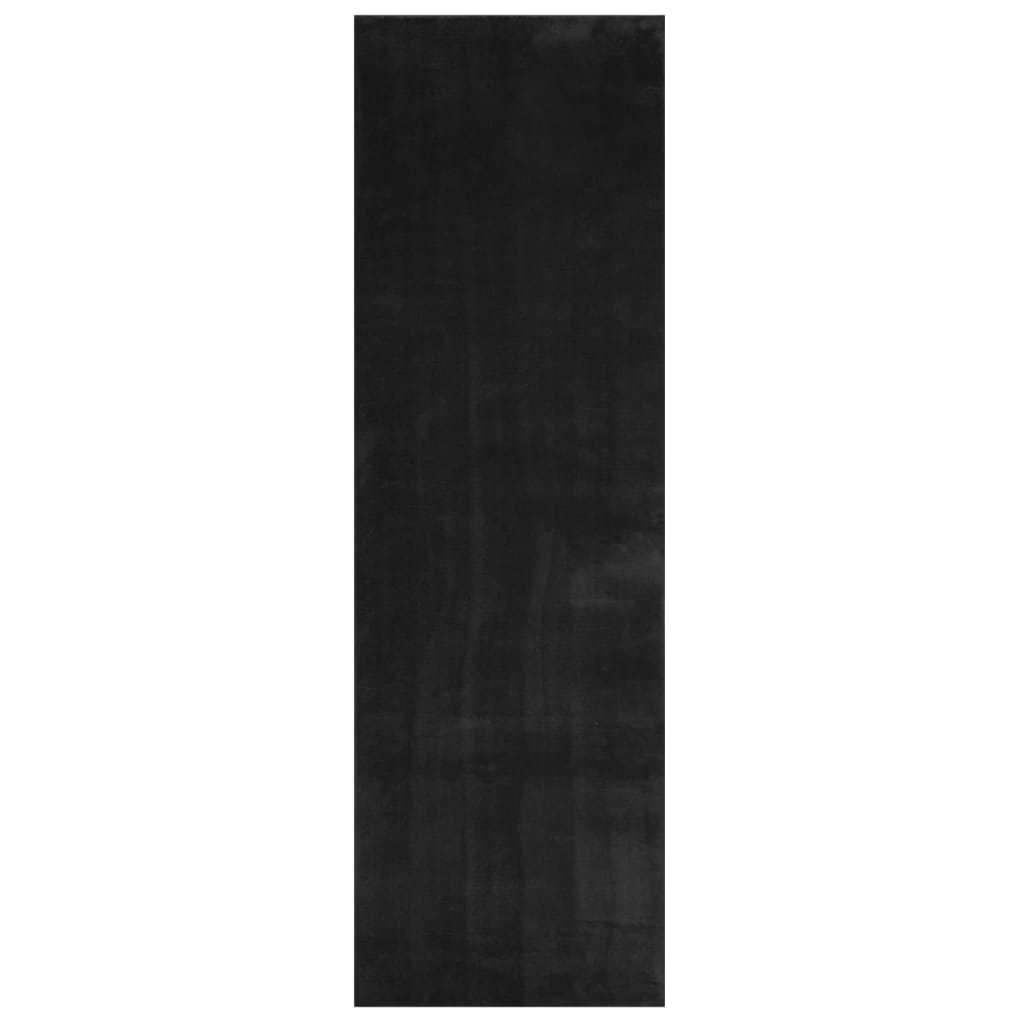 vidaXL Alfombra de pelo corto suave lavable HUARTE 80x250 cm