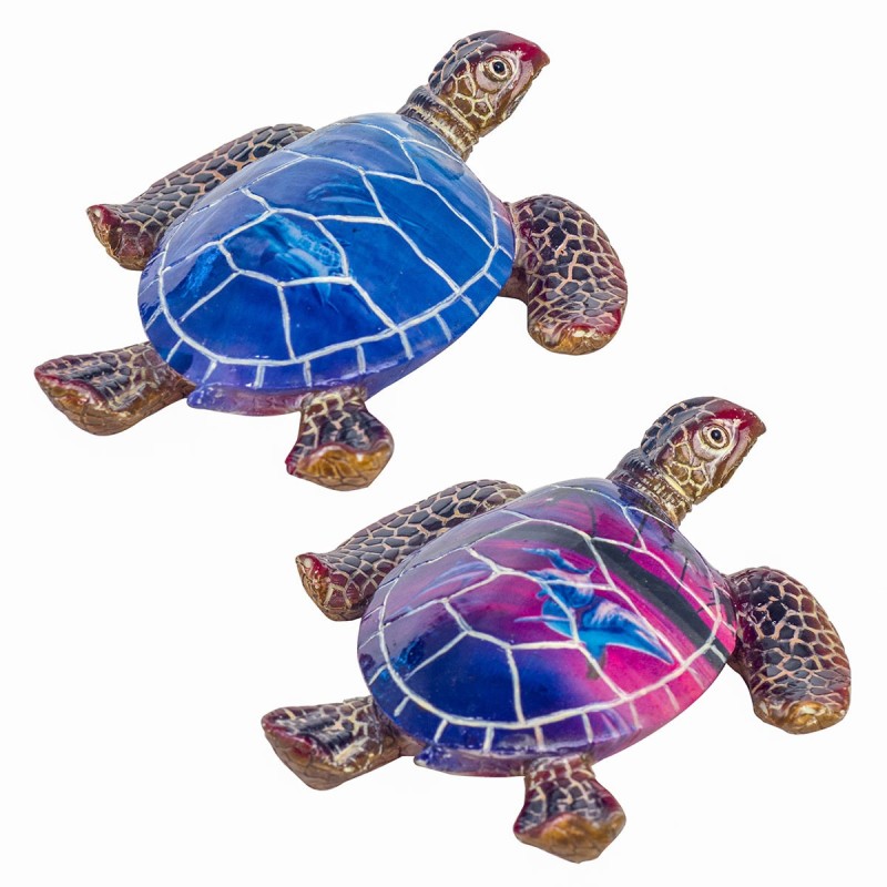 SIGNES GRIMALT Signes Grimalt By SIGRIS - Figura Tortuga Azul de Resina para Jardín y Hogar
