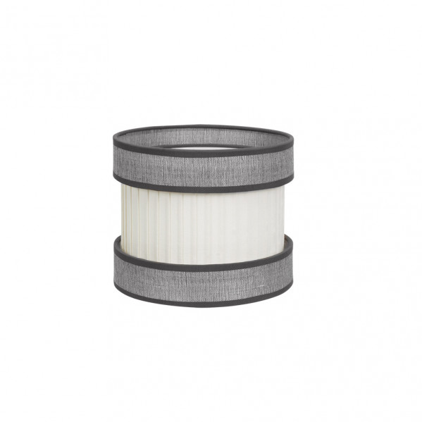 Pantalla de mesa Small Home gris-beige E14 (Ø18x18x18x18)
