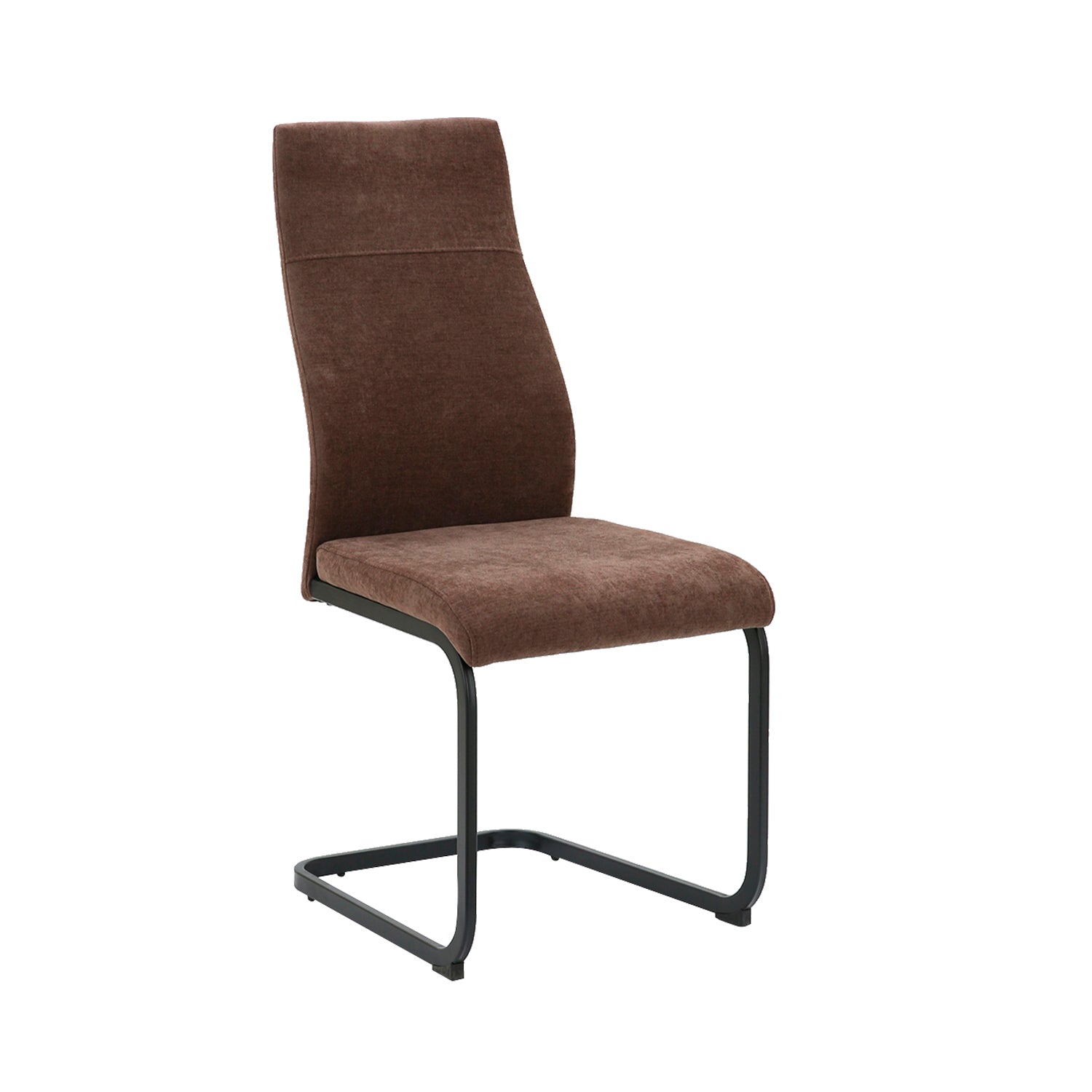 Set de 4 sillas de comedor tapizadas Mae - Color Marrón - Homekit