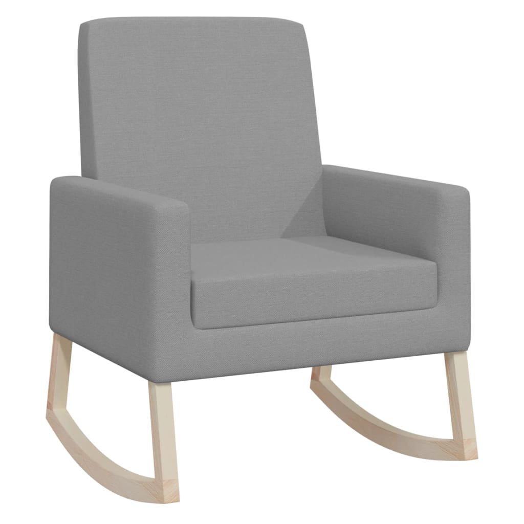 vidaXL Silla mecedora de tela Multicolores Hamaca Descanso Asiento Sillón