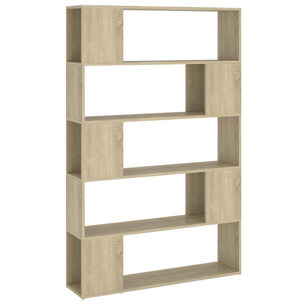 Vidaxl Librería Separador Contrachapada 100x24x155 Cm Blanco