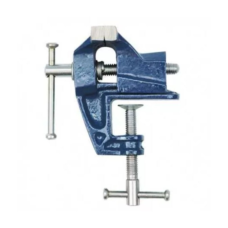 SUINGA Tornillo de banco con palomilla 60mm, tornillo de banco robusto, herramienta de sujeción