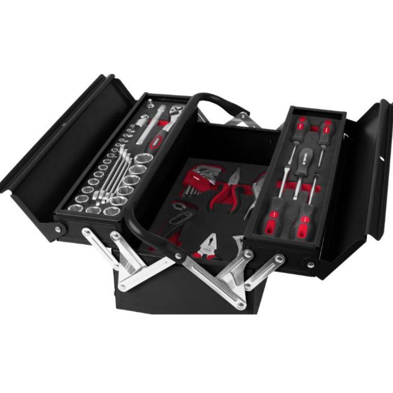CAJA BT48 CON 48 HERRAMIENTAS DE SERVICIO METALWORKS B.TOOL
