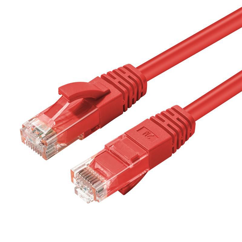 Microconnect Cable de Red CAT6A UTP 15m Rojo LSZH de Alta Velocidad