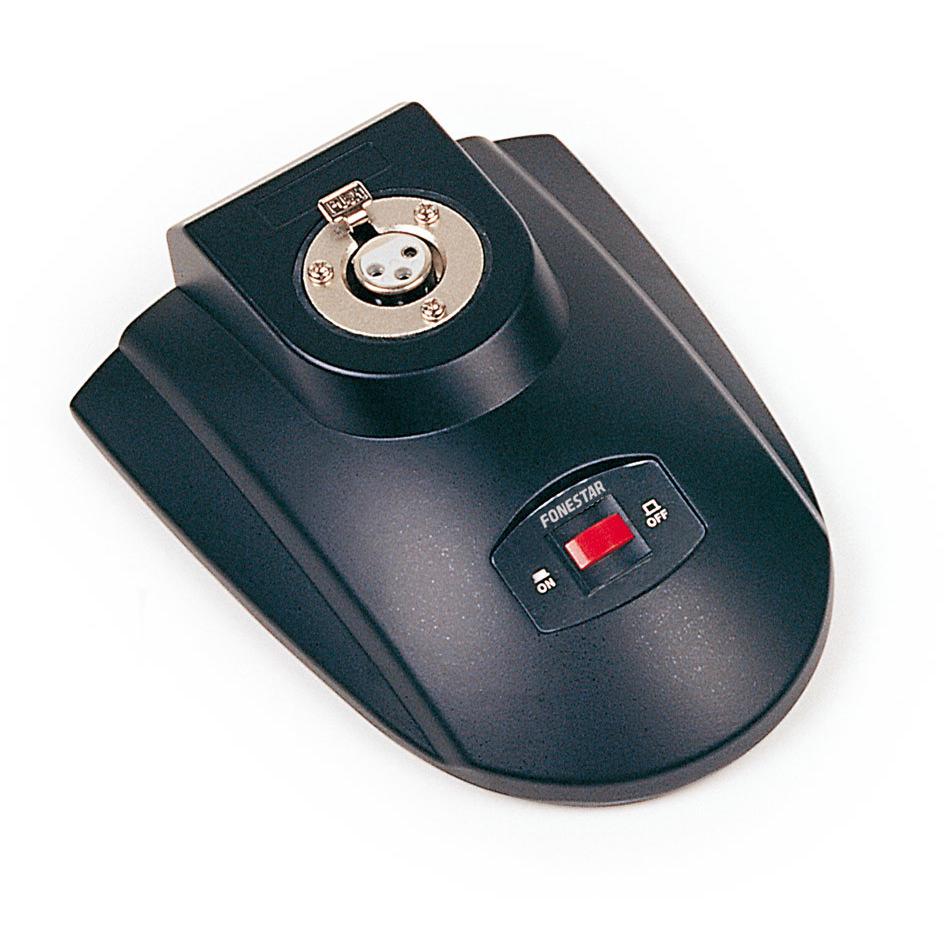 Base de Micrófono Antichoque Fonestar para Micrófonos de Flexo con Conector XLR