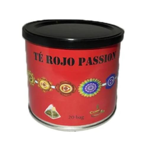 Cafes Pepetto - Té Rojo Passion con Sabor a Fresa y Kiwi - 20 Infusiones Piramidales
