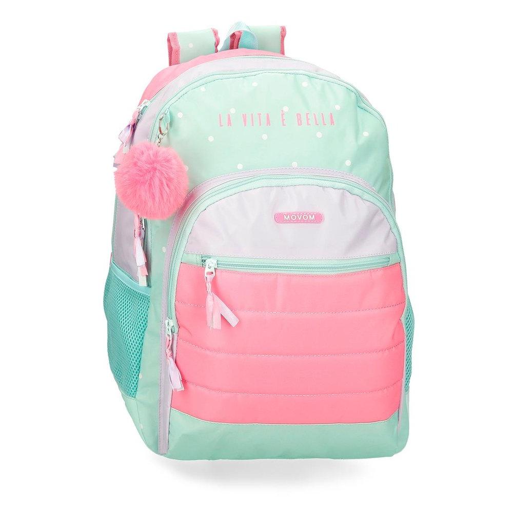 JOUMMA MOCHILA ESCOLAR DOBLE MOVOM LA VITA E BELLA 46CM MOVOM LA VITA E BELLA 17x33x46 Cms.