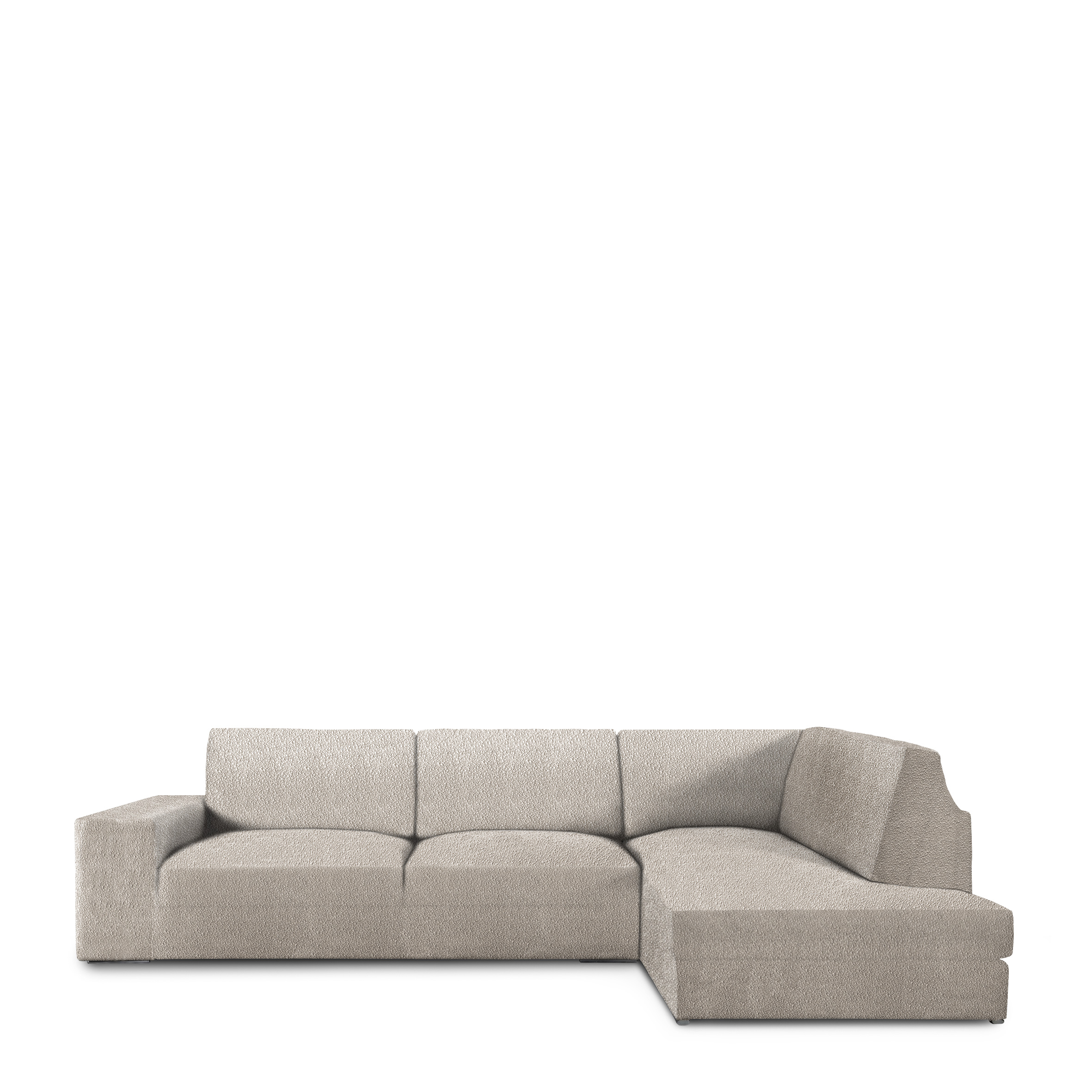 Fundas de sofa chaise longue con respaldo premium roc derecho (Mirando de frente) c/0, Tamaño derecha, 170x310x110cm, Fábricada en España