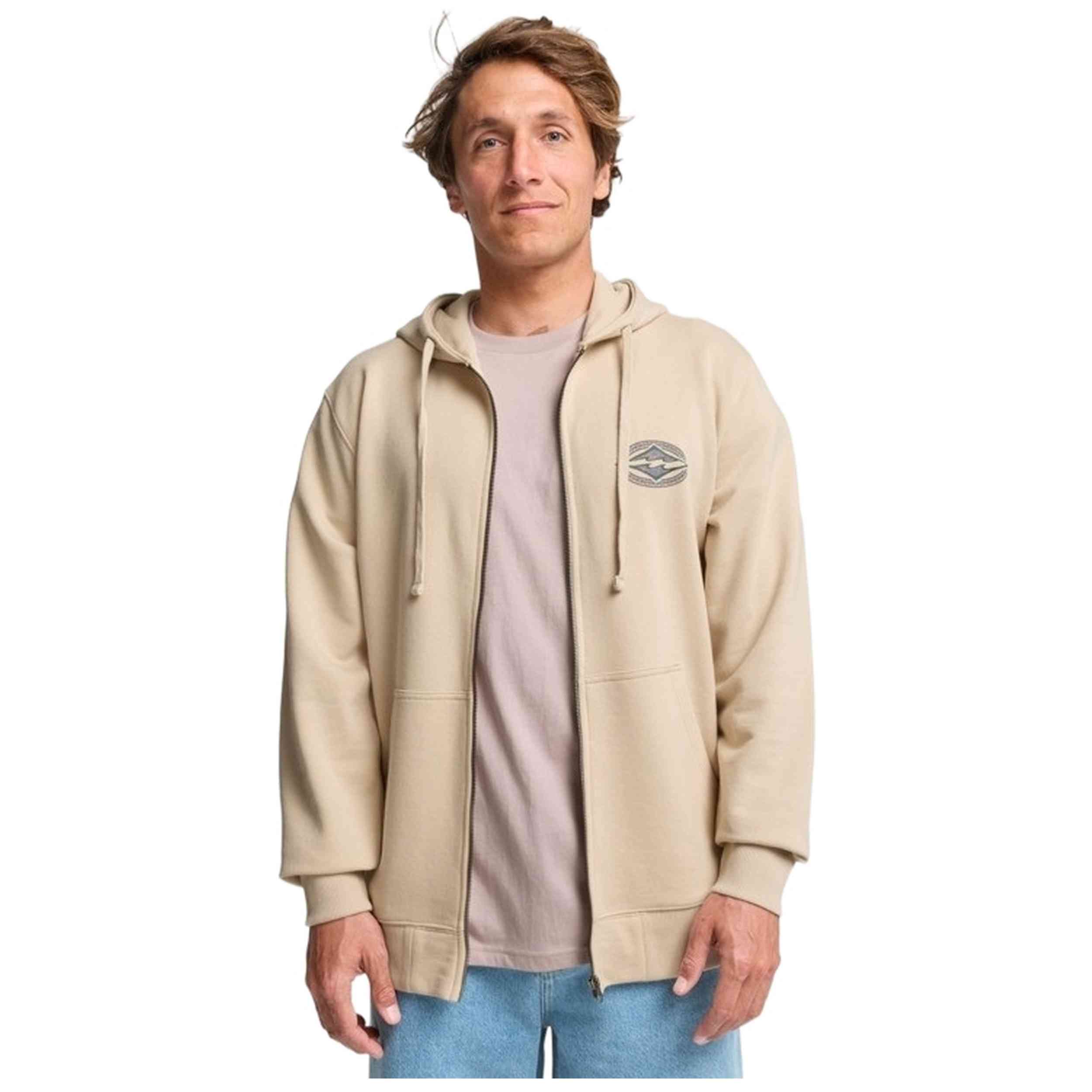 Sudadera Con Capucha Billabong modelo Foundation para Hombre en color Beige