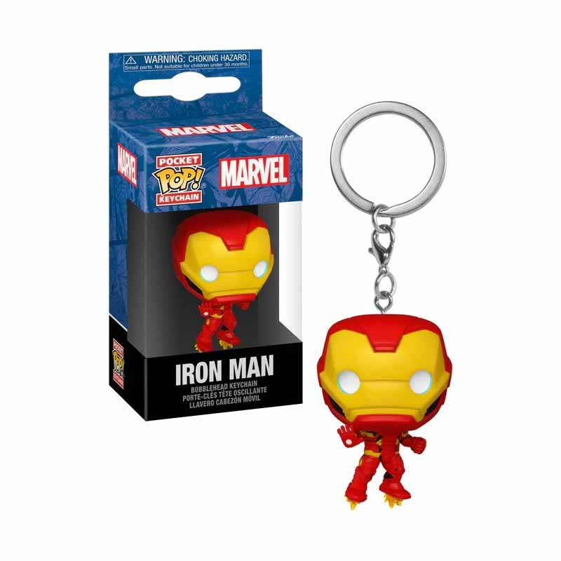 Funko Pop! Llavero Keychain Marvel Iron Man - Figura de vinilo coleccionable