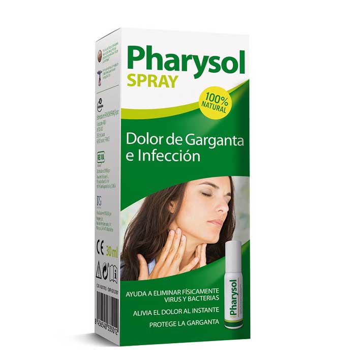 Pharysol Garganta 30 Ml - Alivio Instantáneo y Protección Natural Contra Virus y Bacterias