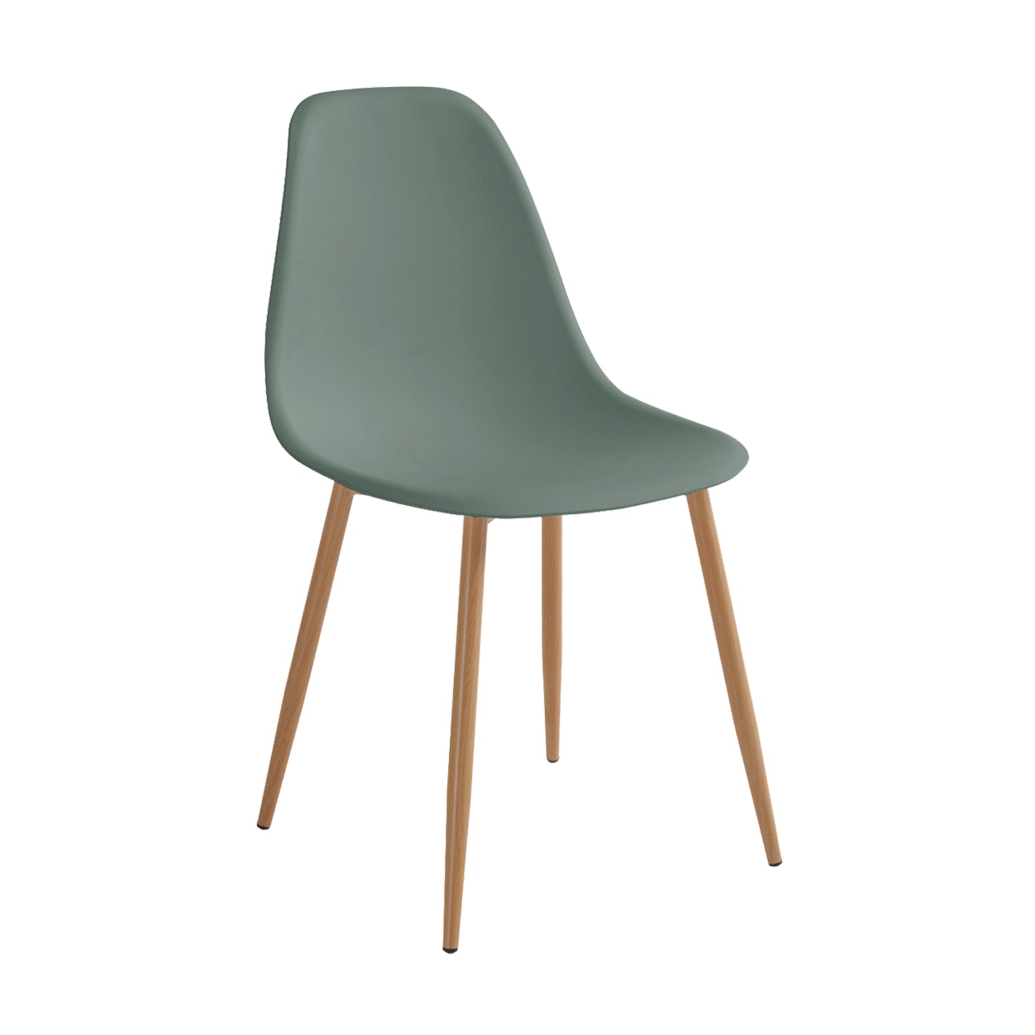 Set de 4 sillas de comedor lena verde  para hogar moderno mueble de almacenaje  - Homekit