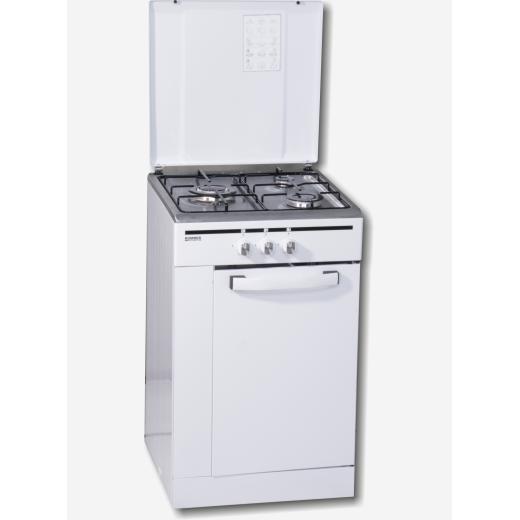 Cocina de gas ROMMER CFS-3 FG independiente Encimera Blanco