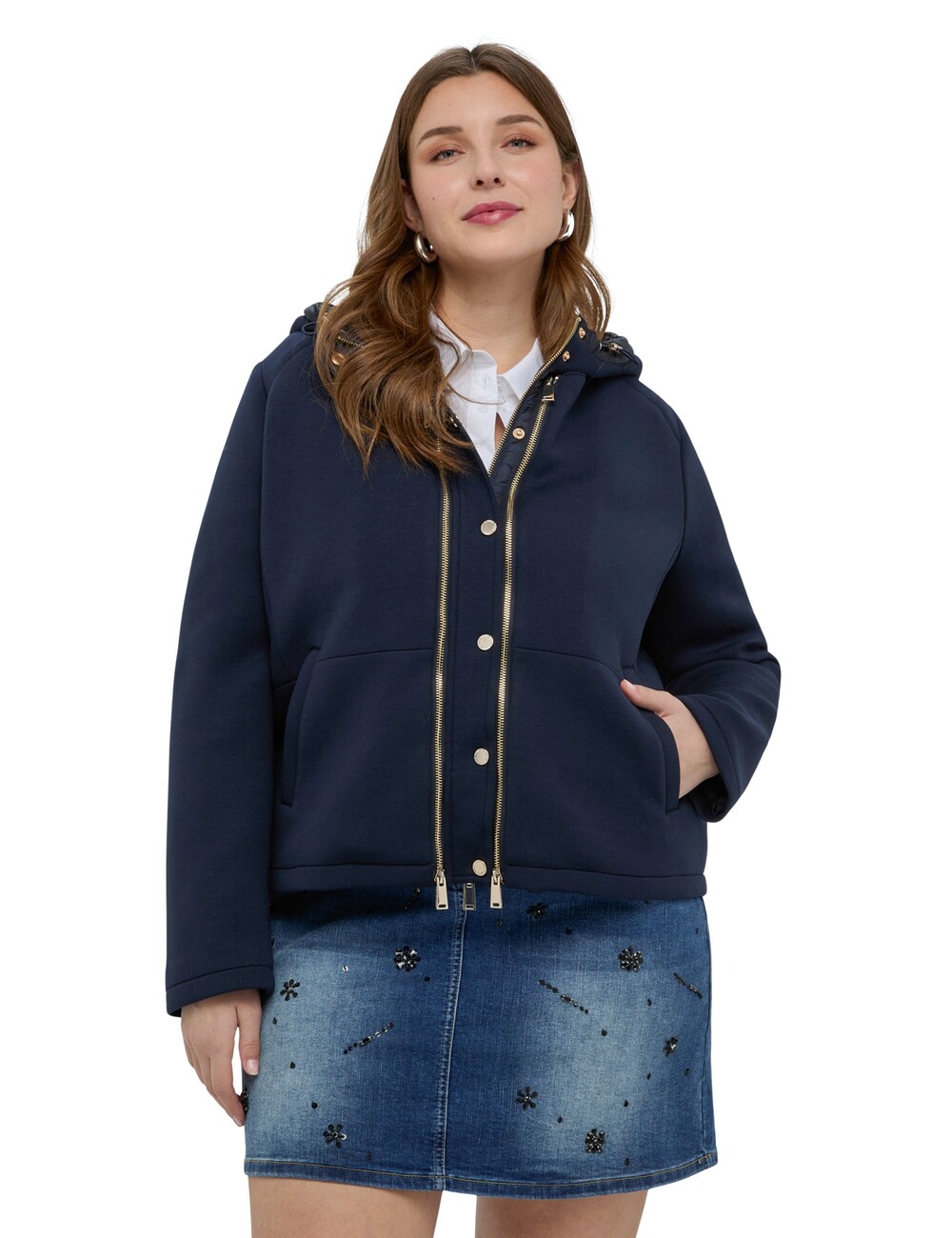 Fiorella Rubino - Chaqueta 3 en 1 en scuba
