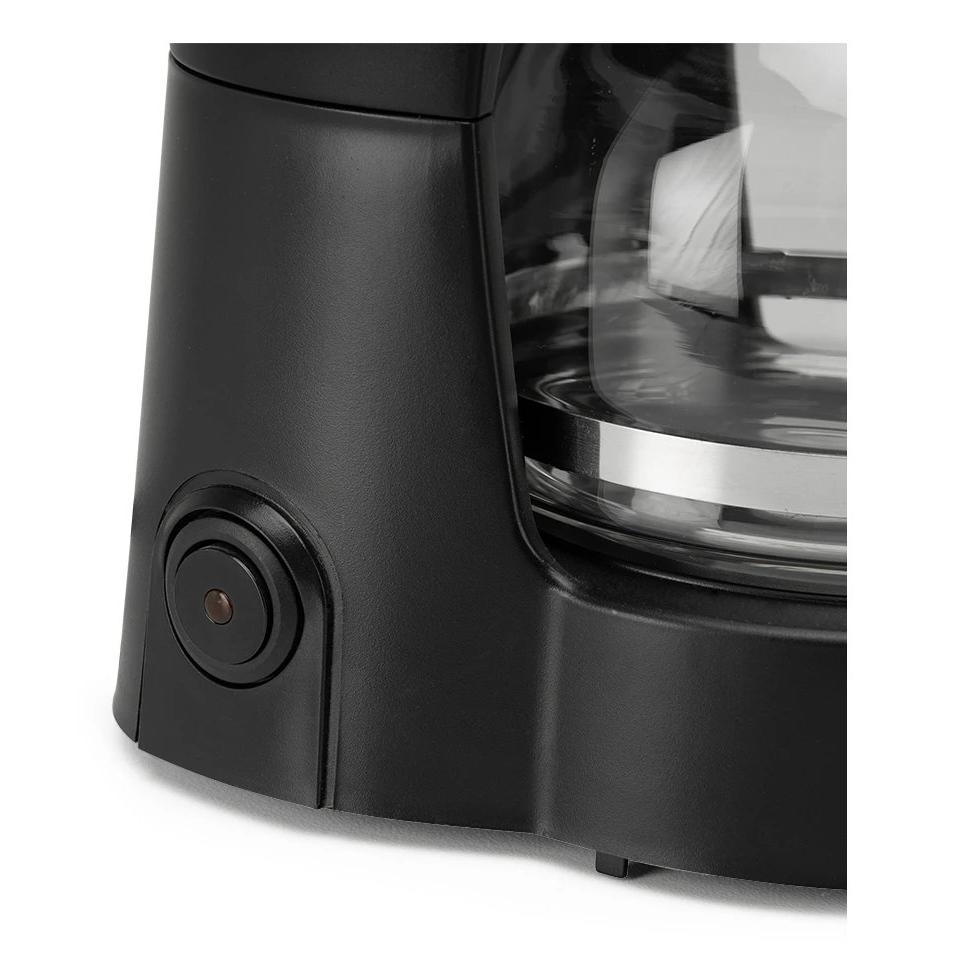 Orbegozo - Cafetera de goteo CG 4206 con jarra de cristal de 0,6 l, placa antiadherente y función de mantenimiento del calor hasta 30 min, color negro