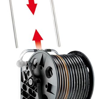 Carro Portamanguera Claber Genius Compac-25 D886800