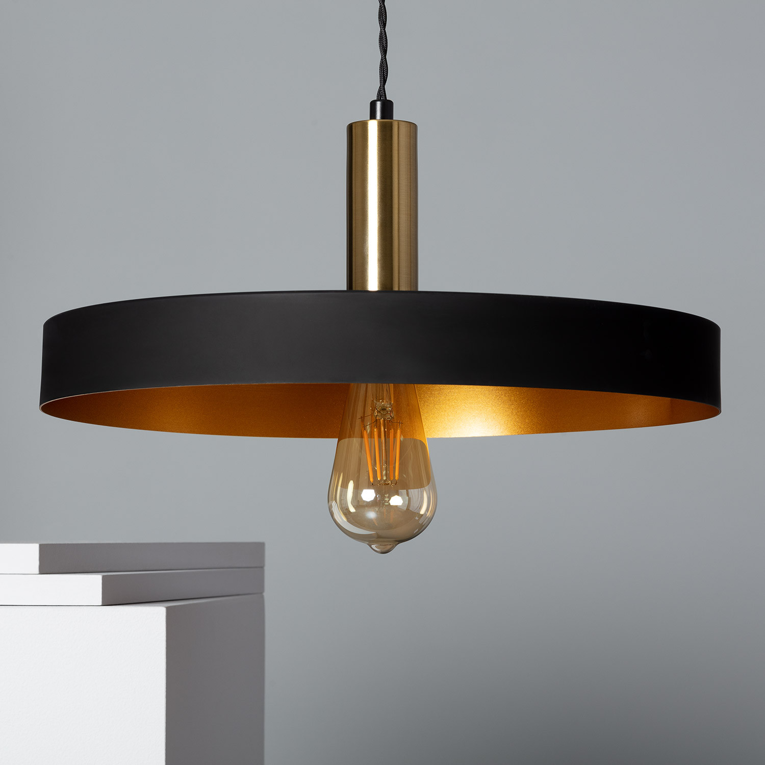Ledkia Lámpara Colgante Metal Furiko de Diseño Industrial para Interiores