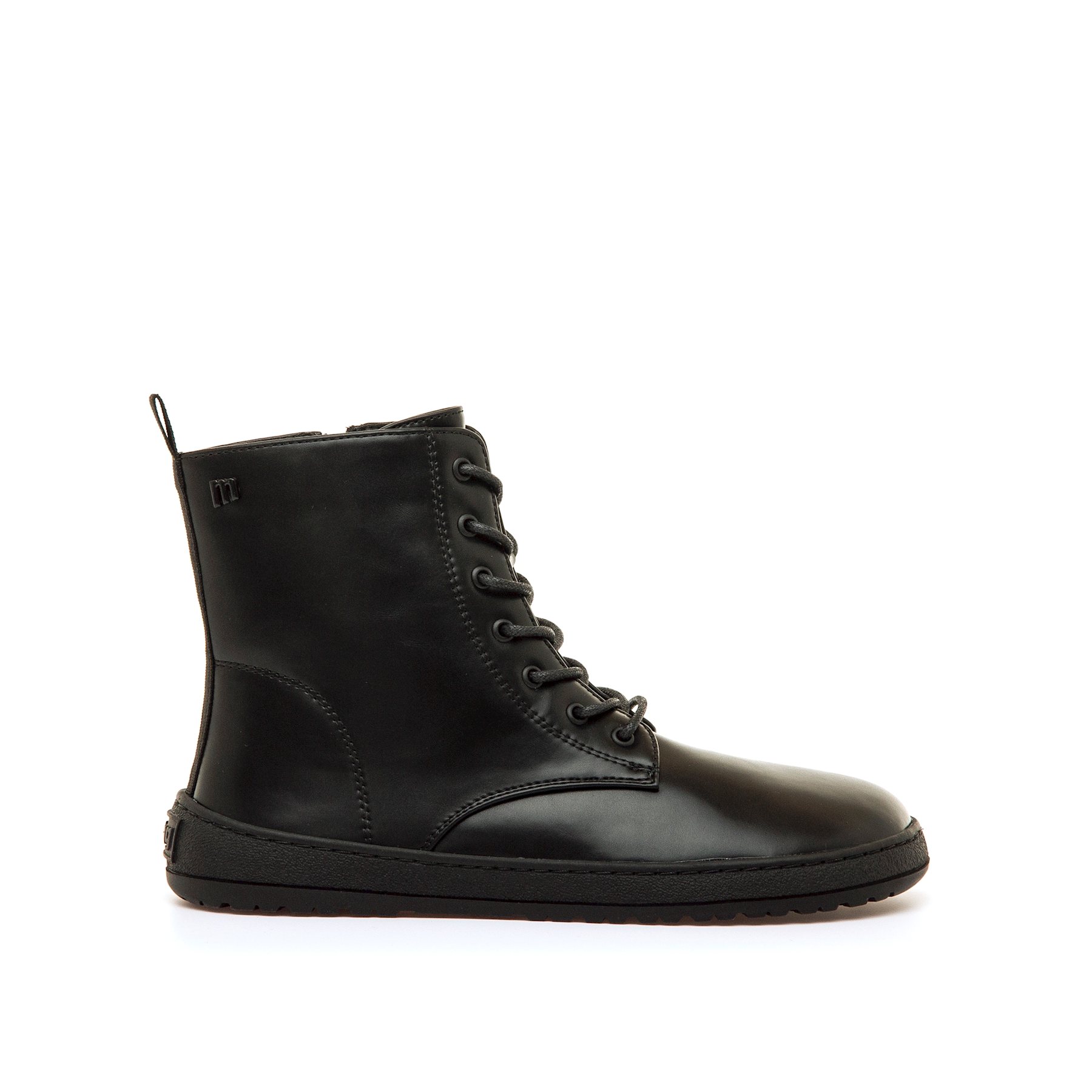 Mustang-MTNG botines planos barefoot mujer free alask negro con cierre cremallera y tipo de puntera redonda