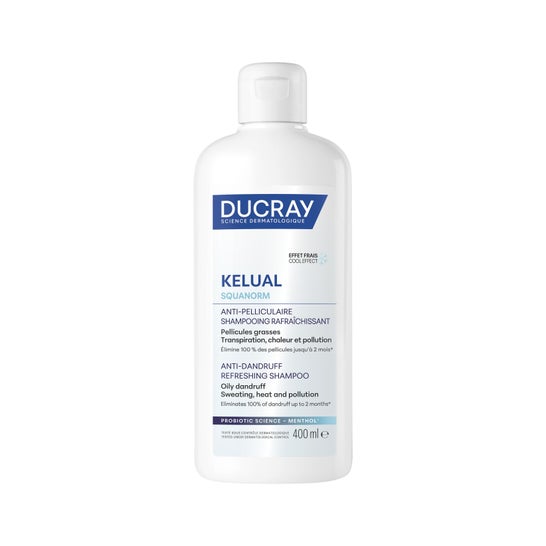 Ducray Kelual Squanorm Champú Refrescante Anticaspa 400 ml