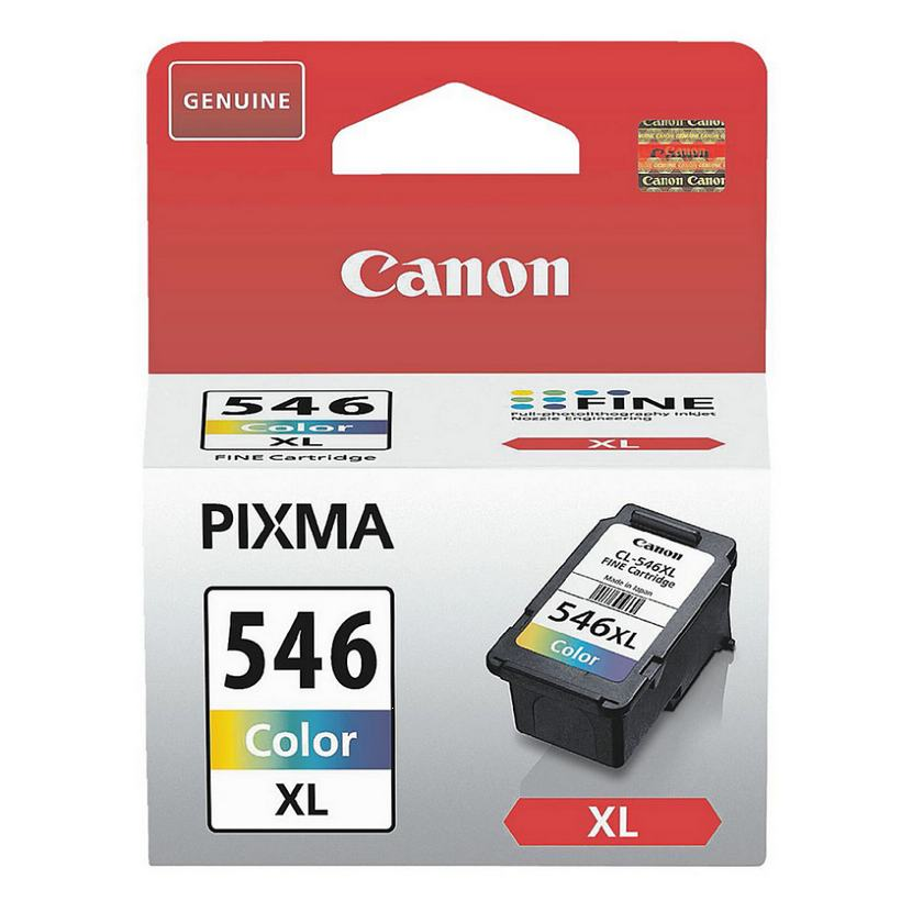 Cartucho de Tinta Canon CL-546XL para Impresoras Canon Ip 2850, MG2550 y MG2450 - Alta Calidad