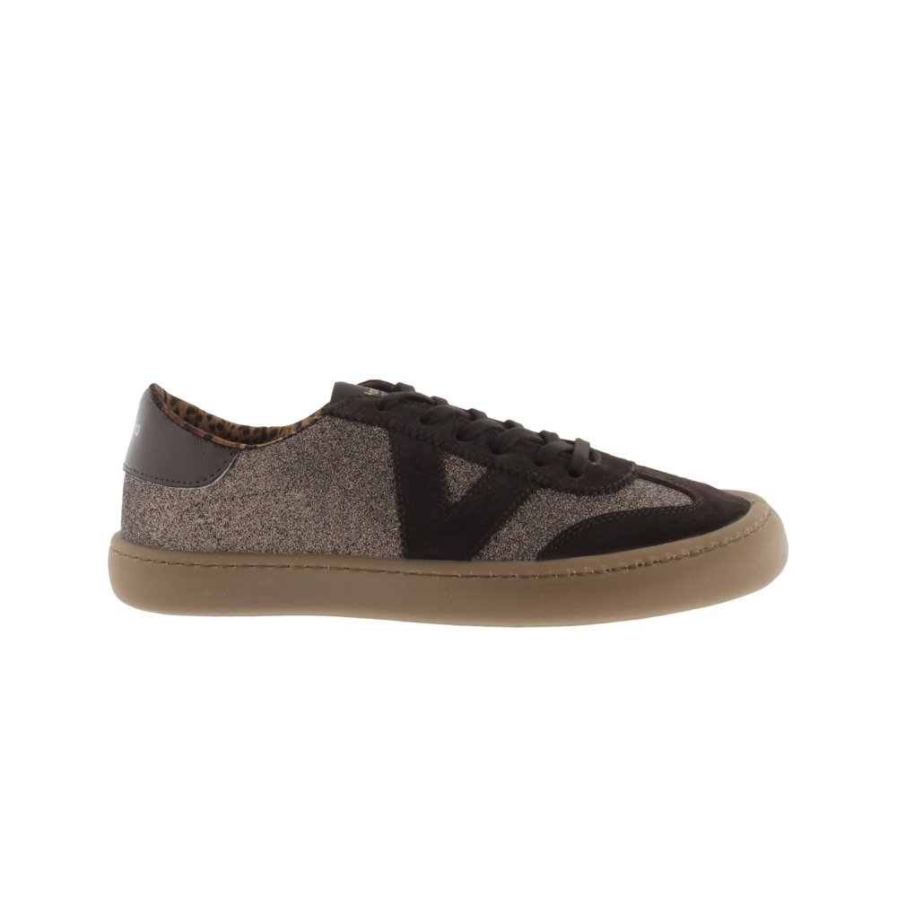 Victoria Olmo Zapatillas barefoot de glitter con piezas de serraje 1186109