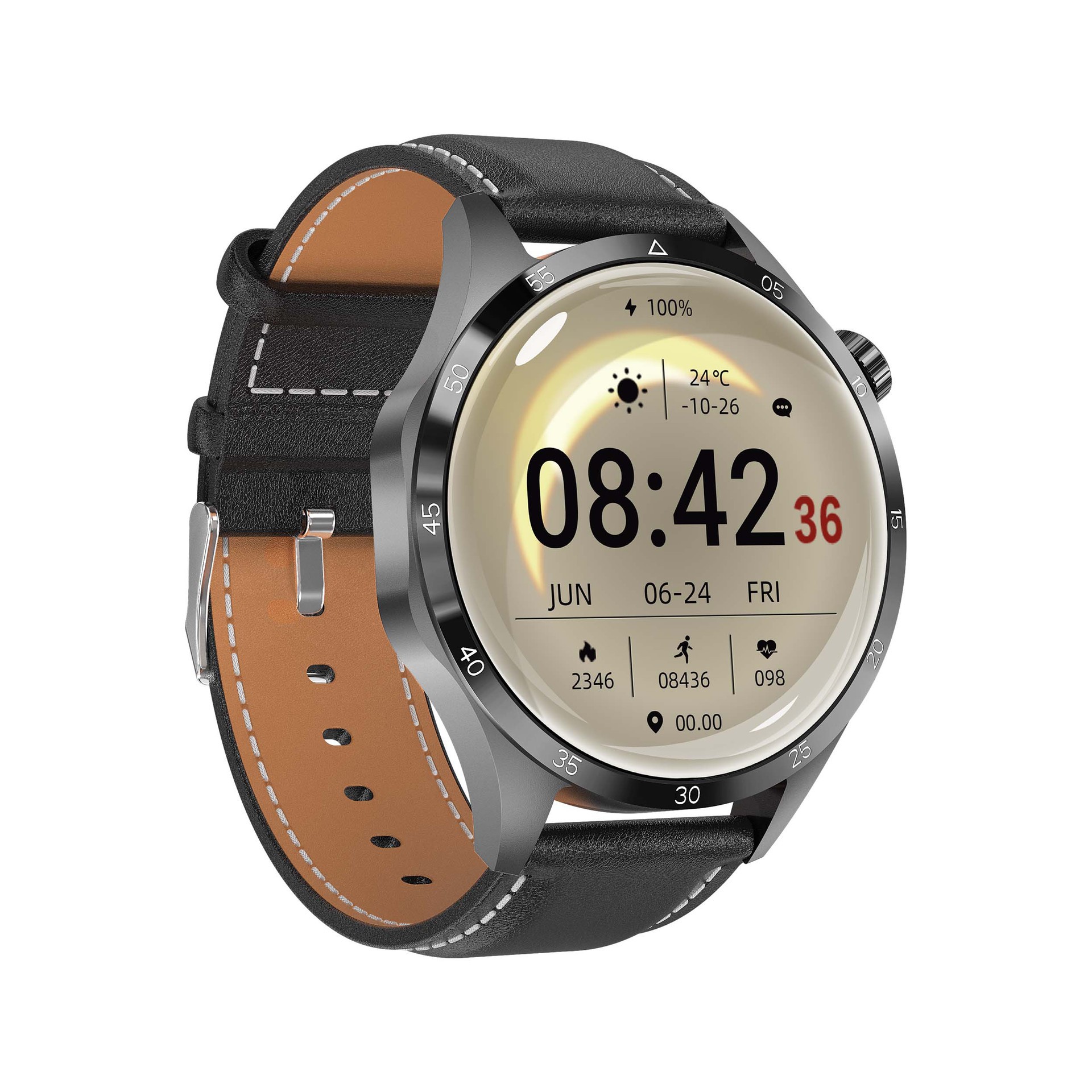 Bluetooth pantalla Ronda GT4PRO+ reloj inteligente llamada NFC de pago 1.6 brújula de grande