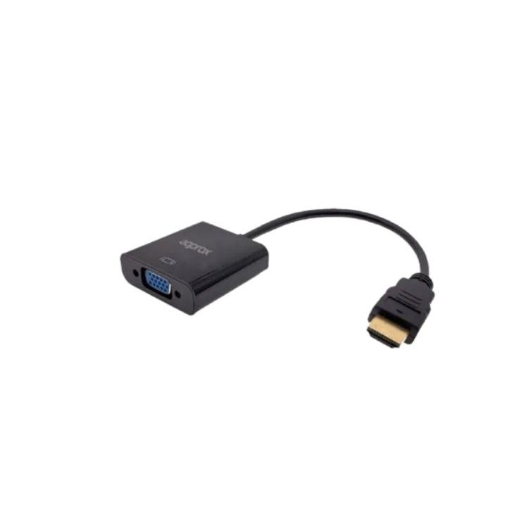 Adaptador hdmi a vga + salida audio approx