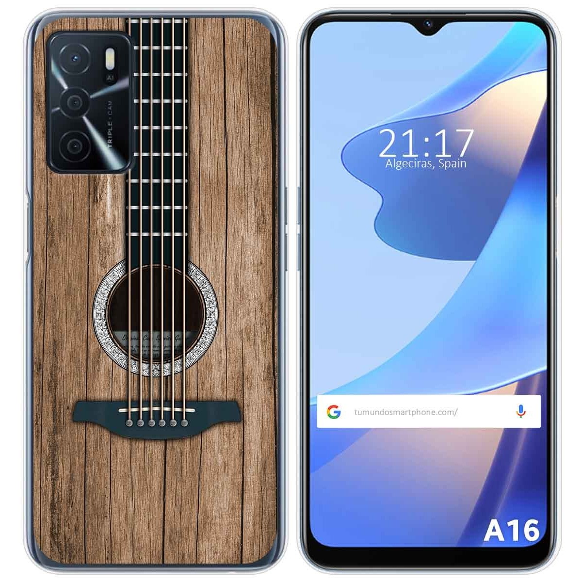 Funda Silicona para Oppo A16 / A16s diseño Madera 11 Dibujos