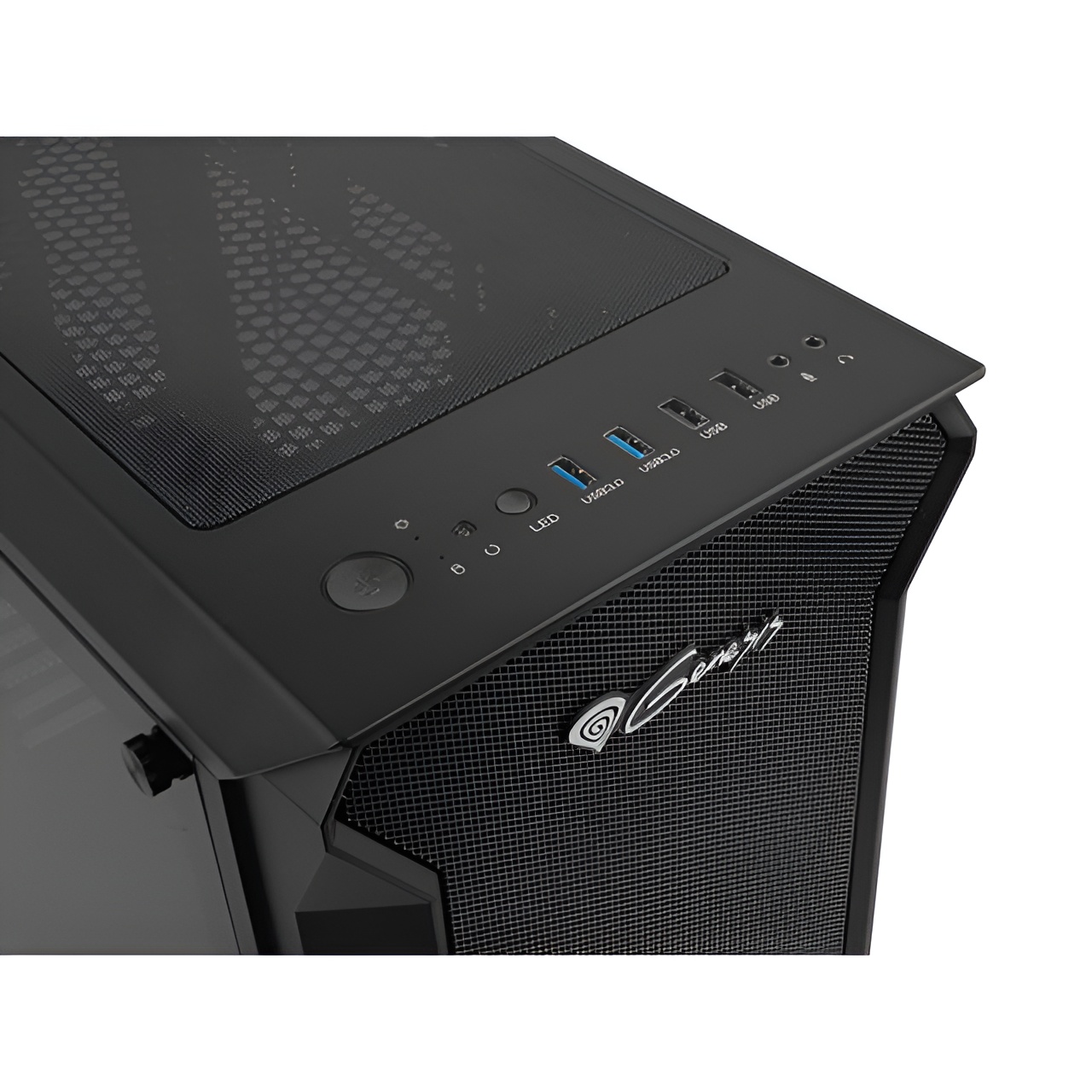 Natec Caja Gaming GENESIS IRID 505 ARGB ATX Cristal Templado 2XUSB 3.0 2XUSB 2.0