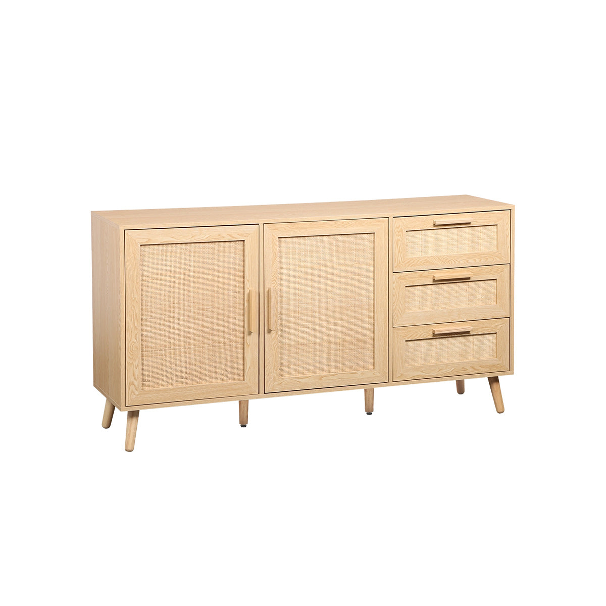Aparador ratán Clare - Color Madera natural - Homekit