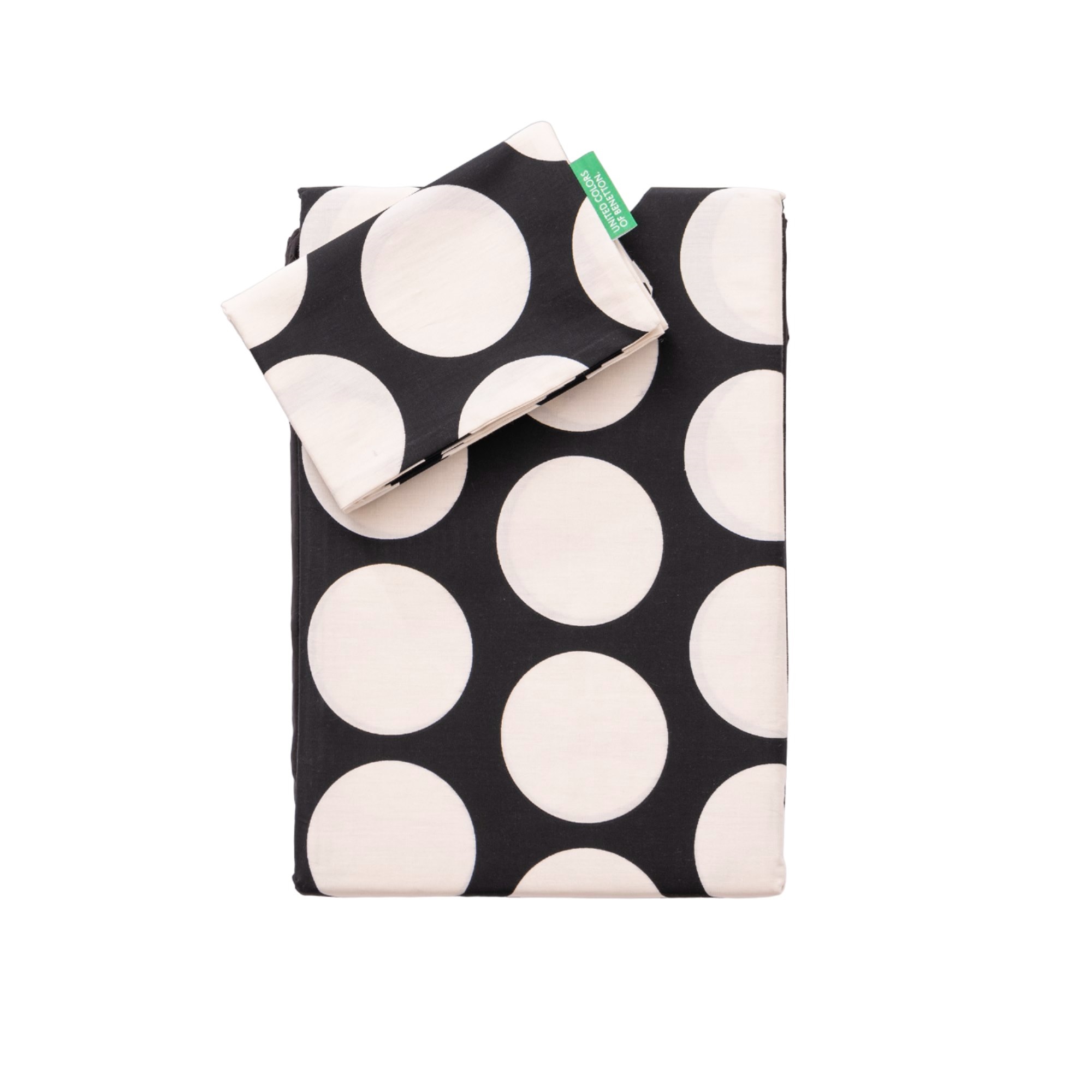 BENETTON Set de Cama Individual: Funda Nórdica (155x200cm c/ solapa 30cm) + Sábana Bajera (90x200 c/ 25cm solapa) + 1 Almohada (50x80cm) 100% Algodón