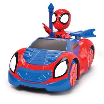 Vehículo Radio Control Spidey Web crawler con Figura de Spidey de Jada 1:24
