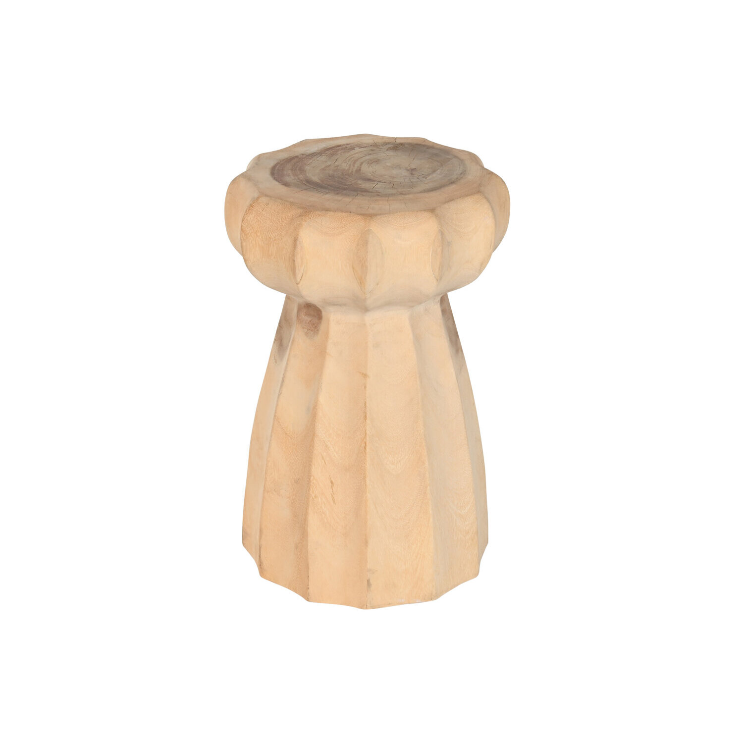 Mesita auxiliar madera mungur 30x30x45 tallada , El mejor complemento para tu hogar.