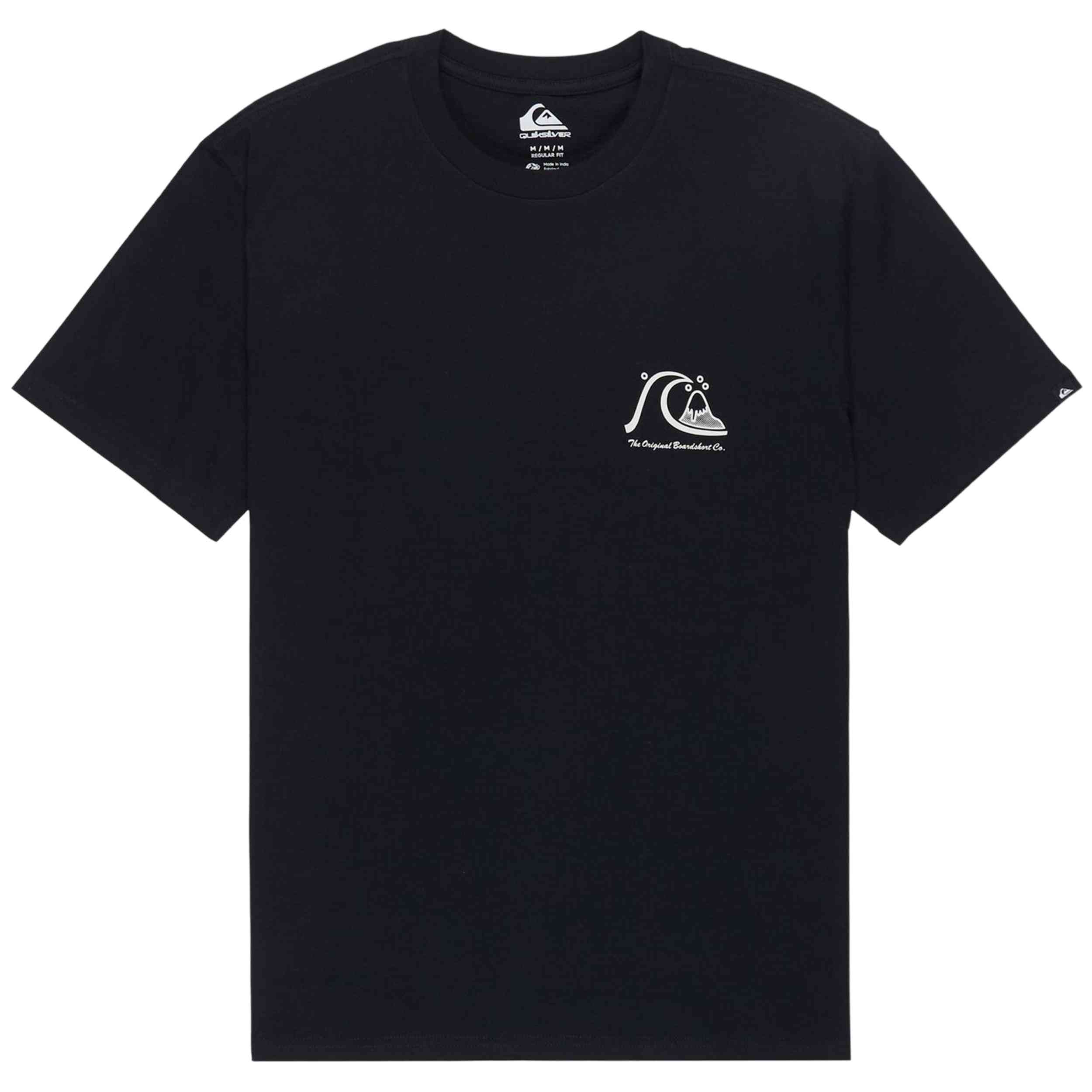 Camiseta Quiksilver modelo Ev Original Bs Ss en color Negro