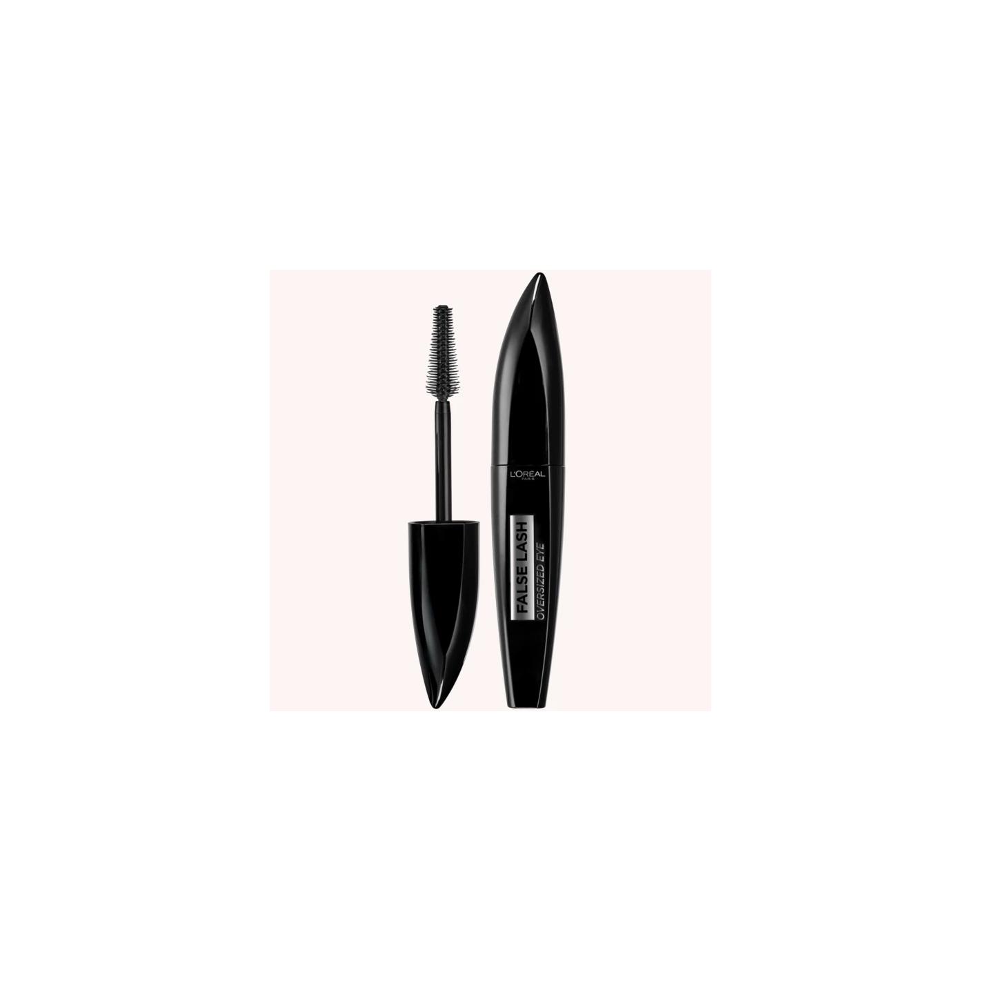 L'Oréal Paris - Máscara de pestañas False lash Oversized negra, fórmula con colágeno y ceramidas para efecto lifting duradero, ideal para mirada expresiva y pestañas rizadas todo el día