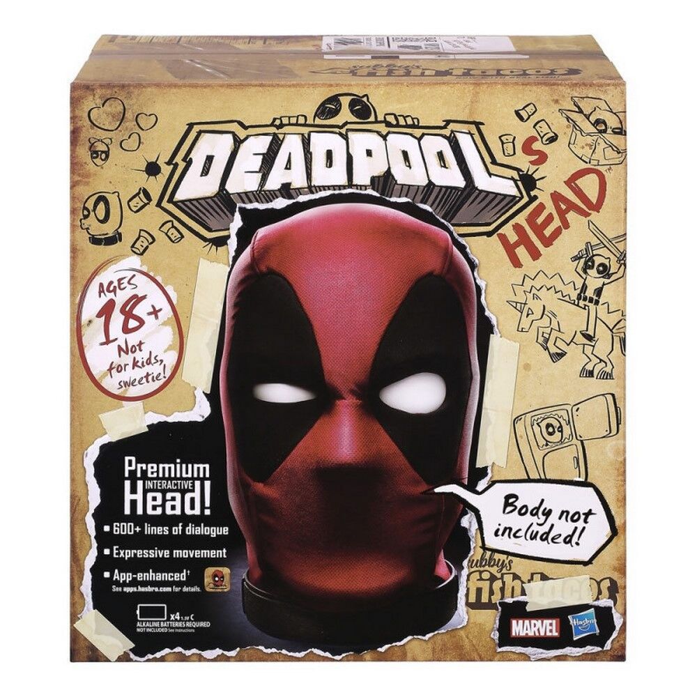 Hasbro Réplica Marvel Cabeza Animatrónica Deadpool Legends Series