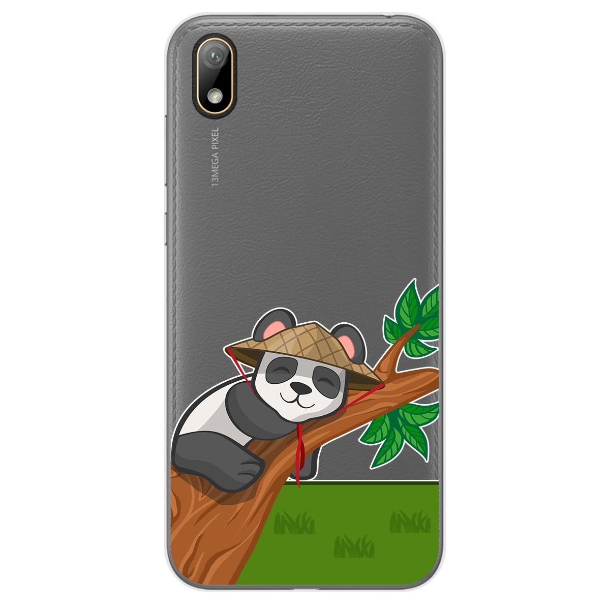 Tumundosmartphone Funda Gel Transparente para Huawei Y5 2019 diseño Panda Dibujos
