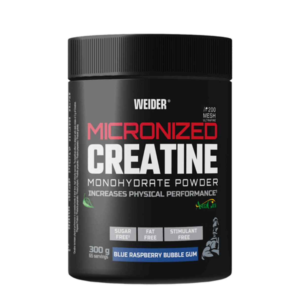 Weider Micronized Creatine 200 Mesh - 300 gramos Creatina monohidrato micronizada con AstraGin®
