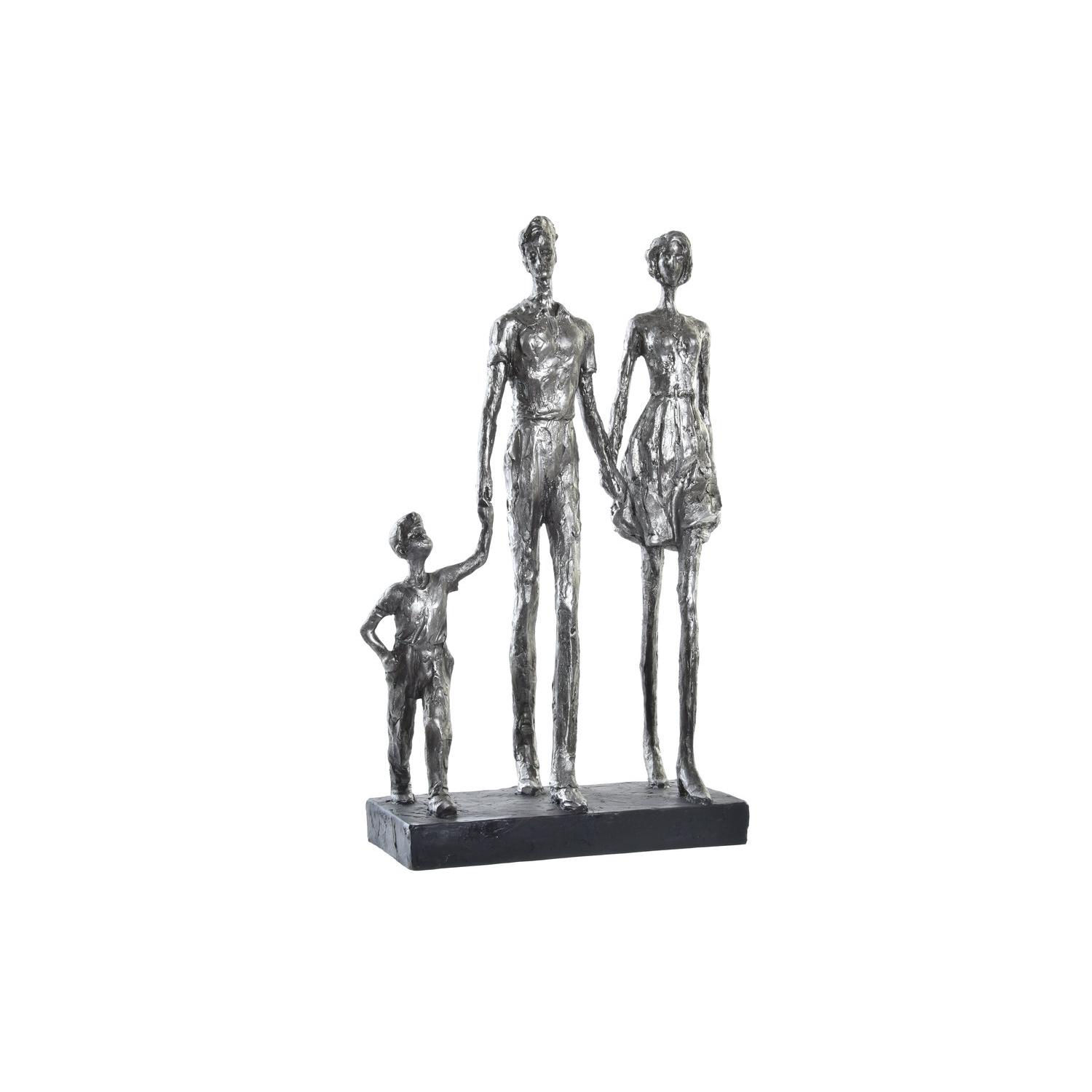 FIGURA RESINA 26X11,5X41,5 FAMILIA PLATEADO FD196871