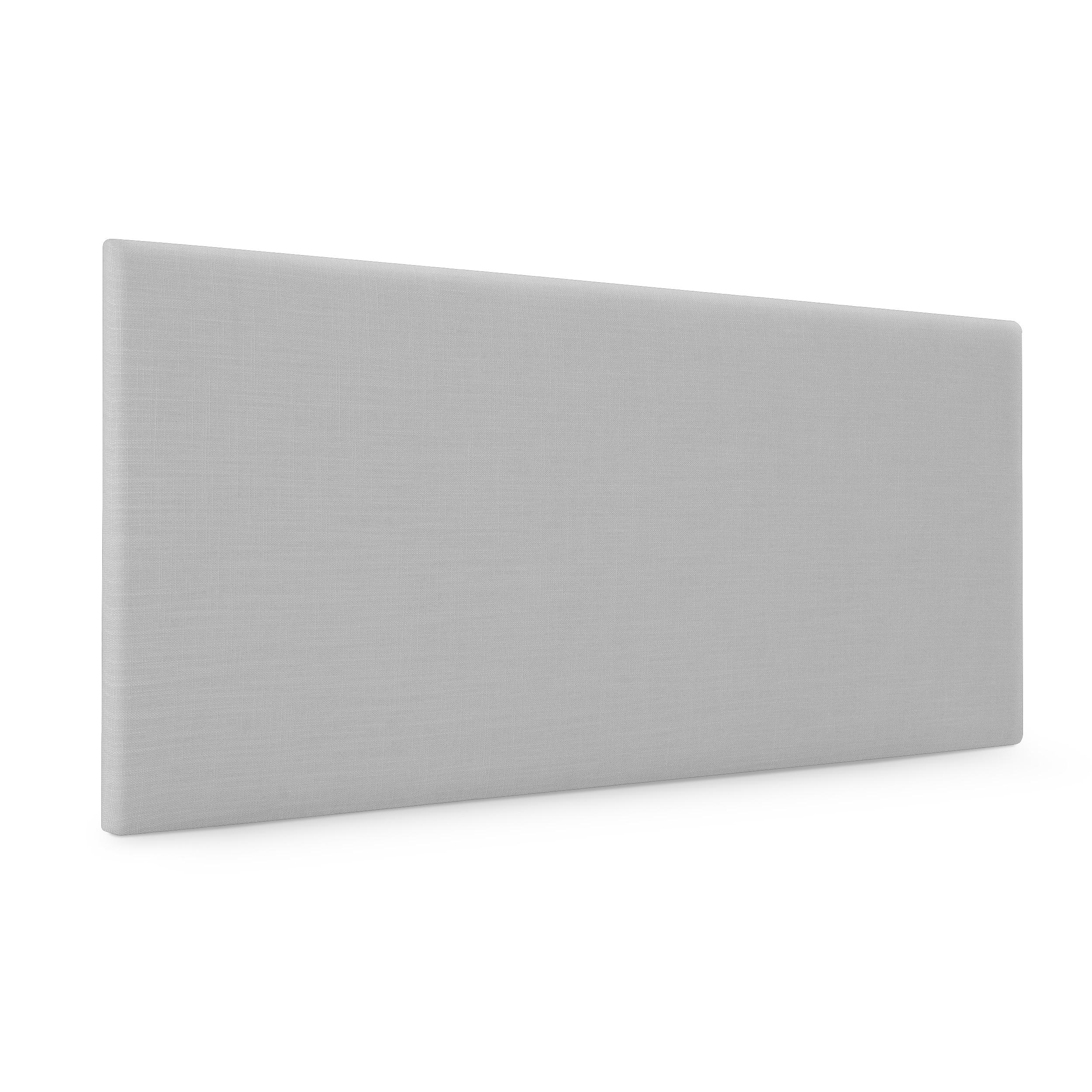 DHOME Cabecero de Lino Natural Liso Cabezal Tapizado Cama Dormitorio Moderno Top Trending (Gris Claro Lino)