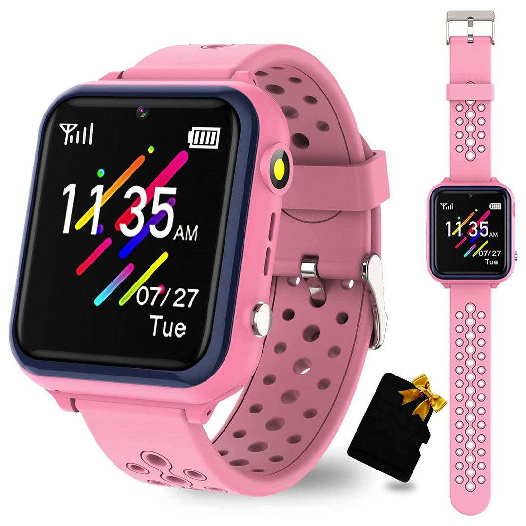 Smartwatch niños, juegos, teléfono para niñas y niños.